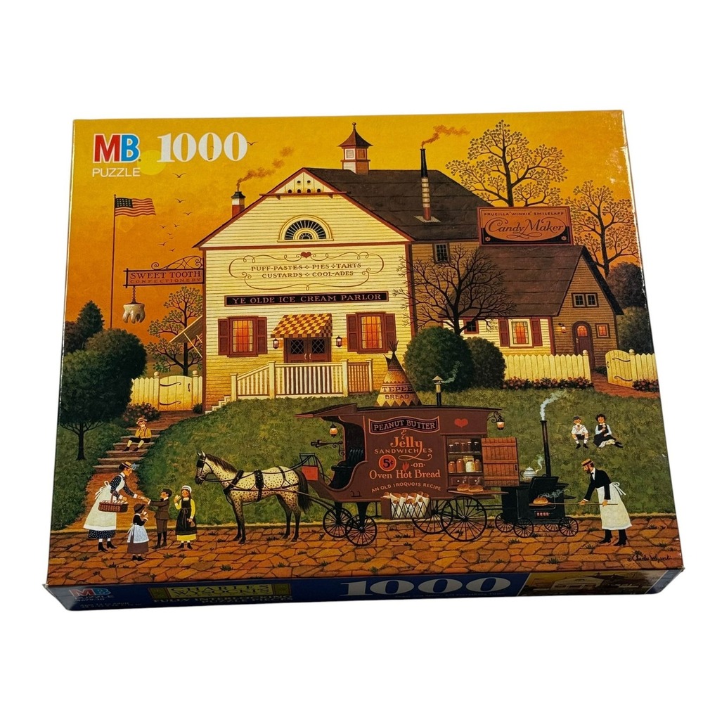 Milton Bradley Wysocki Sugar And Spice Eat Everything Twice 1000 Pcs Puzzle NEW